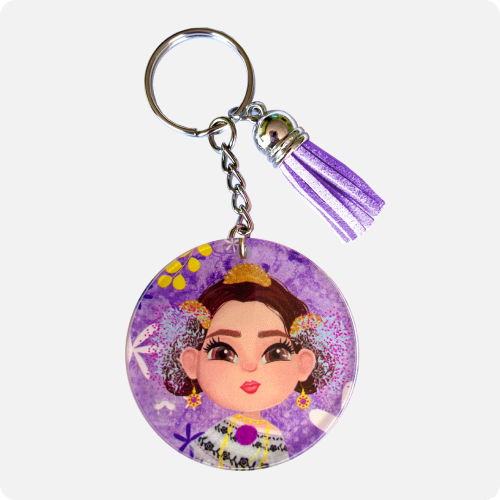 Carmen Pollera Keychain