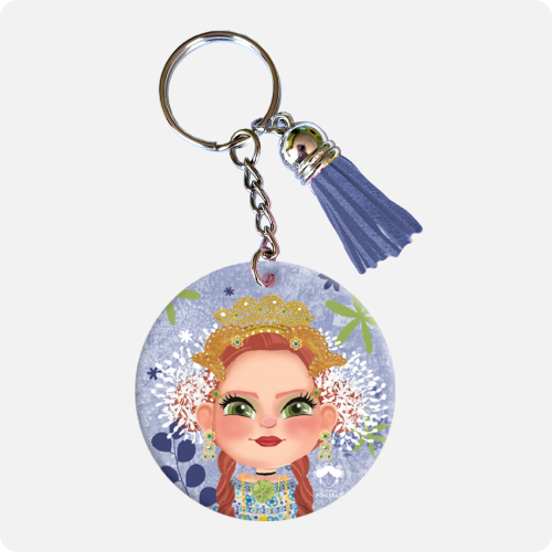 Queen Splendor Keychain