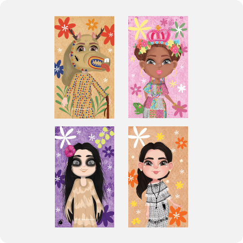 Pack de 4 Bookmarks
