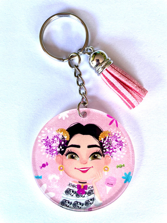 Rosina Sighs Keychain